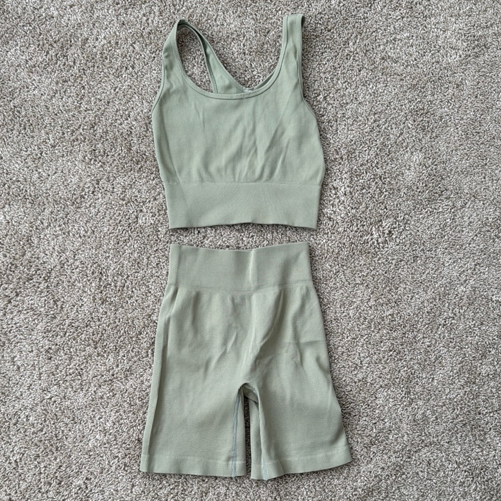 Sage Green Activewear Set